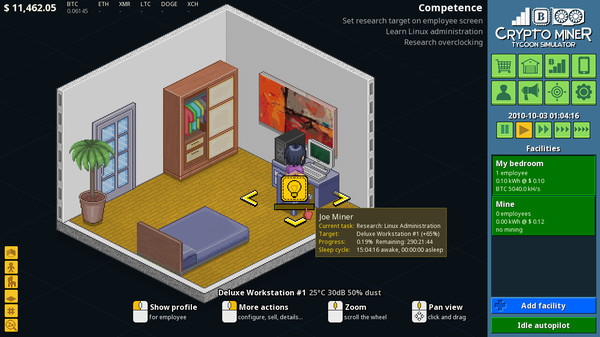 挖矿大亨模拟器 v5.3.0（Crypto Miner Tycoon Simulator）免安装中文版 【188.2 MB】