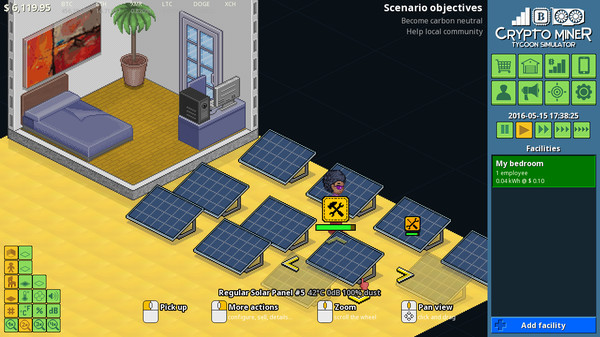 挖矿大亨模拟器 v5.3.0（Crypto Miner Tycoon Simulator）免安装中文版 【188.2 MB】